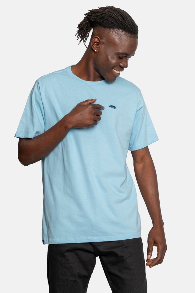 Camiseta-Ecko-Estampada-Azul