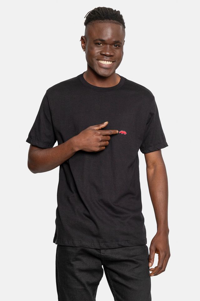 Camiseta-Ecko-Estampada-Preta