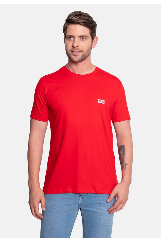 Camiseta-Ecko-Masculina-Vermelha
