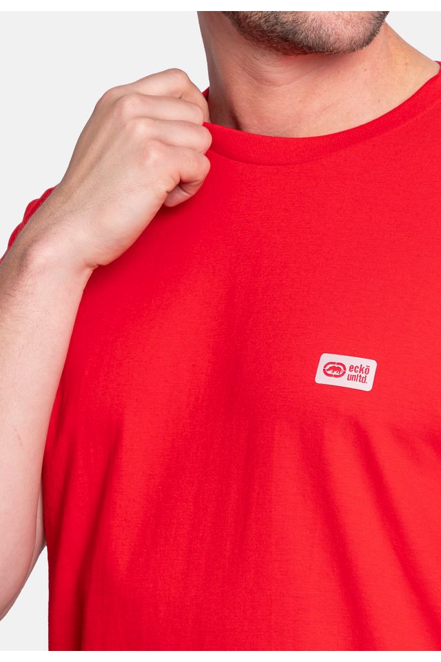 Camiseta-Ecko-Masculina-Vermelha