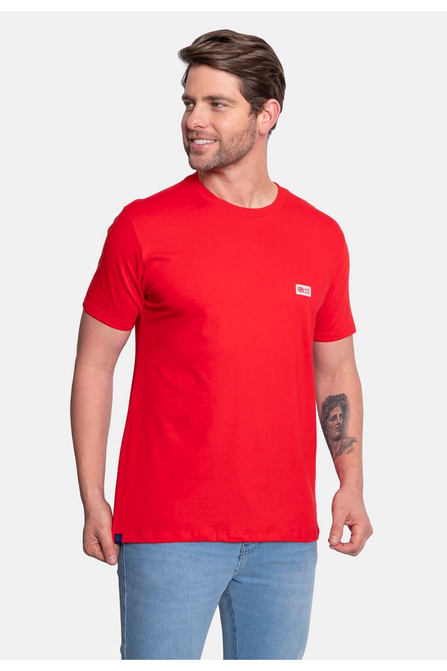 Camiseta-Ecko-Masculina-Vermelha