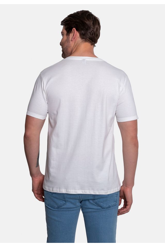 Camiseta-Ecko-Estampada-Branca