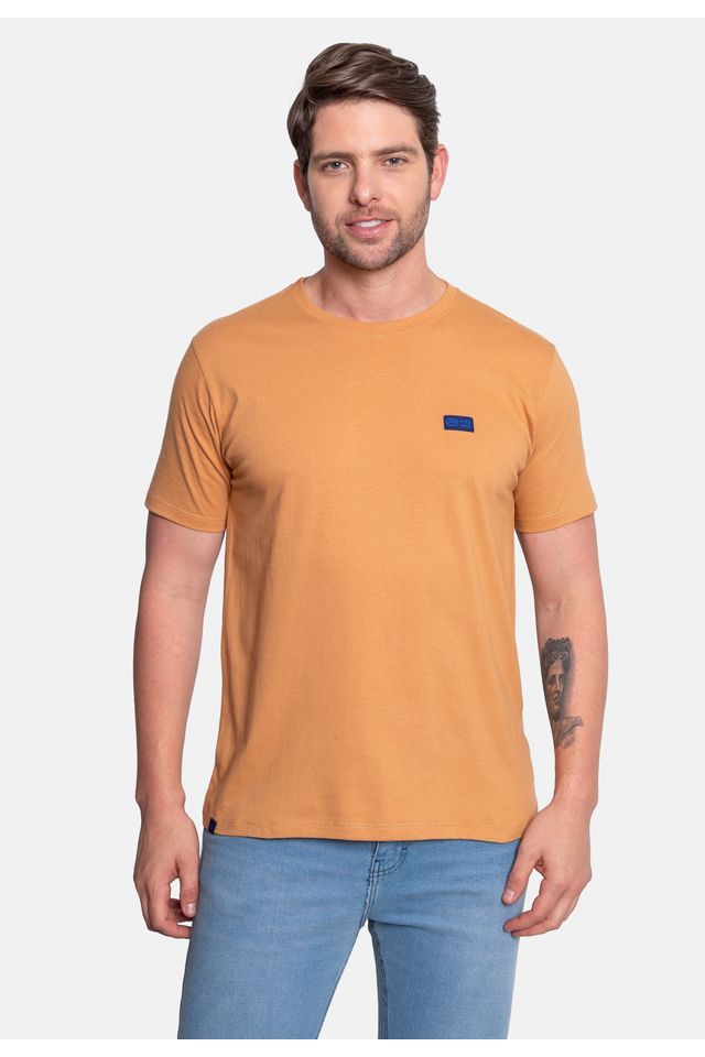 Camiseta-Ecko-Masculina-Bege Camiseta-Ecko-Masculina-Bege