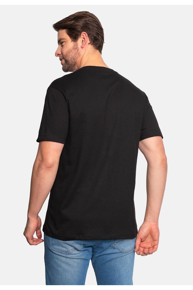 Camiseta-Ecko-Estampada-Preta