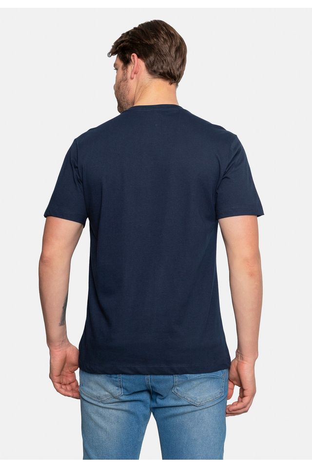 Camiseta-Ecko-Estampada-Azul-Marinho