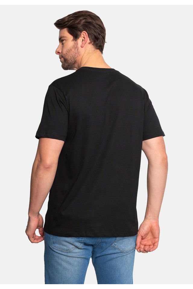 Camiseta-Ecko-Estampada-Preta