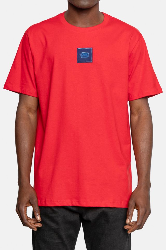 Camiseta-Ecko-Estampada-Vermelha