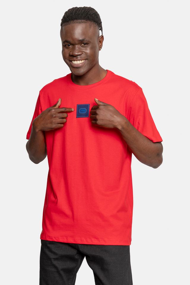 Camiseta-Ecko-Estampada-Vermelha
