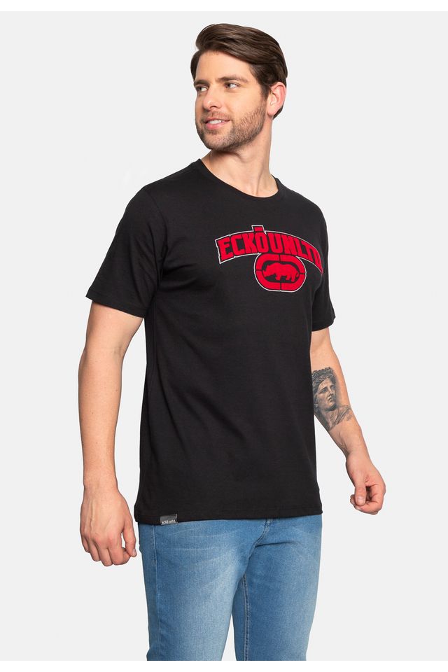 Camiseta-Ecko-Masculina-DM-Preta