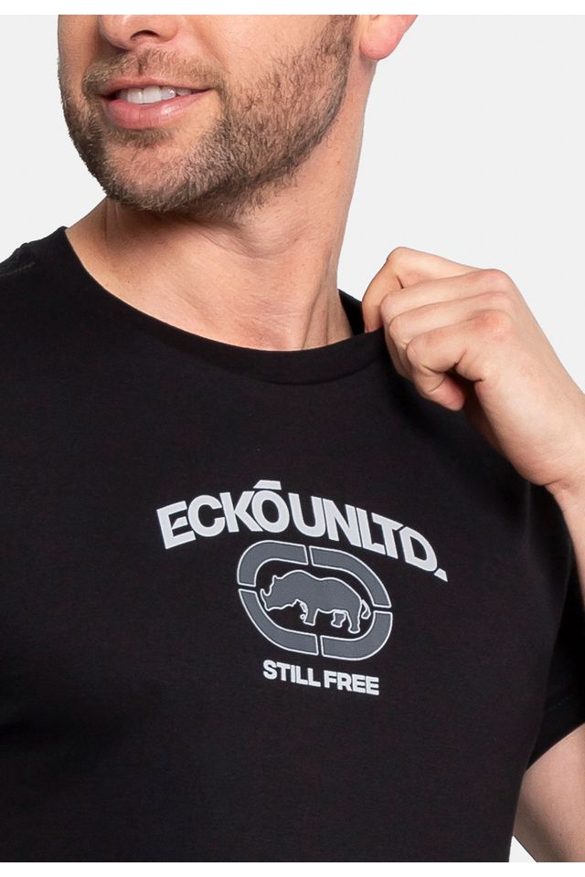 Camiseta-Ecko-Masculina-Point-Preta