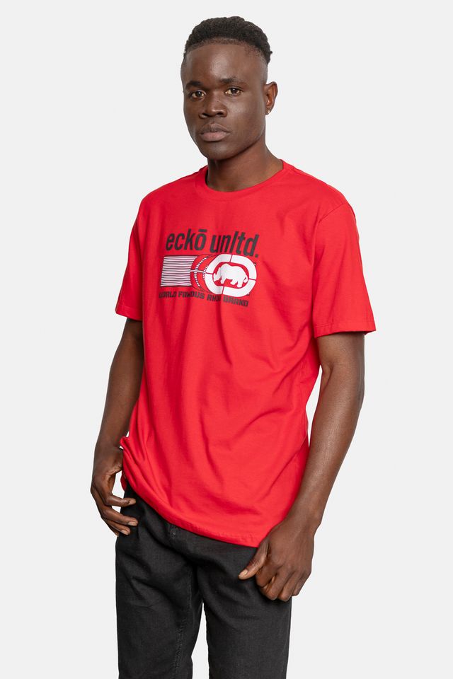 Camiseta-Ecko-Masculina-Liness-Vermalha