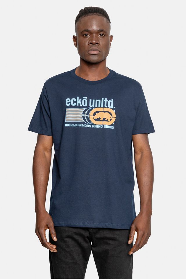 Camiseta-Ecko-Masculina-Liness-Marinho Camiseta-Ecko-Masculina-Liness-Marinho