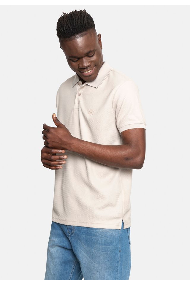 Camisa-Polo-Fatal-Piquet-Areia