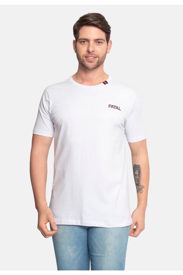 Camiseta-Fatal-Estampada-Branca Camiseta-Fatal-Estampada-Branca