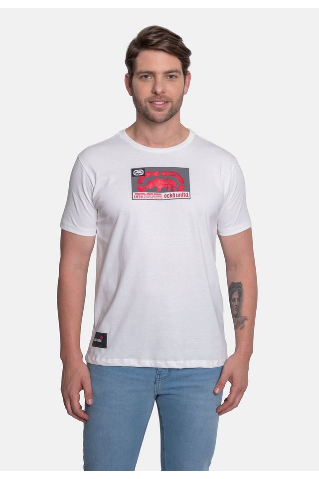 Camiseta-Ecko-Masculina-Galaxy-Branca Camiseta-Ecko-Masculina-Galaxy-Branca