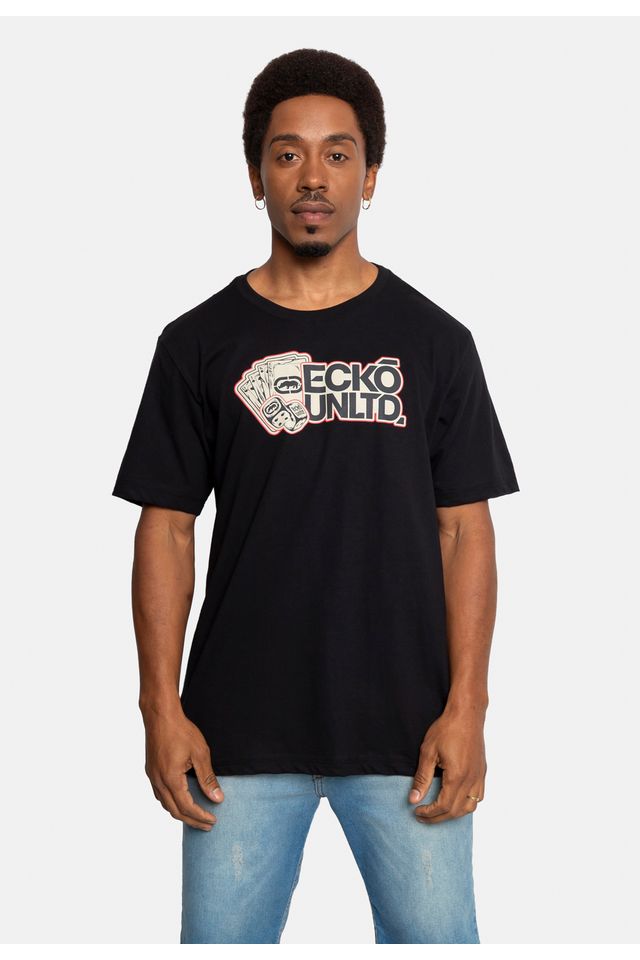 Camiseta-Ecko-Masculina-Poker-Preta