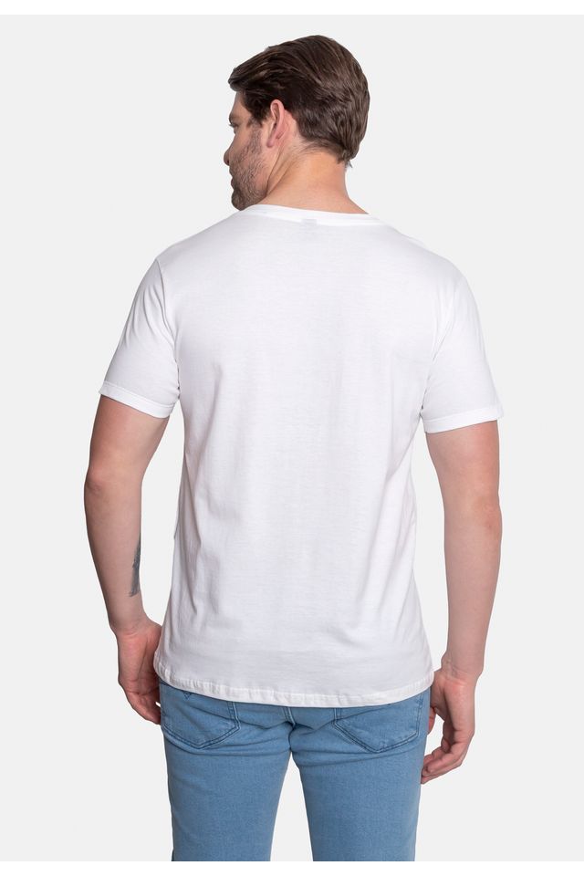 Camiseta-Ecko-Estampada-Branca