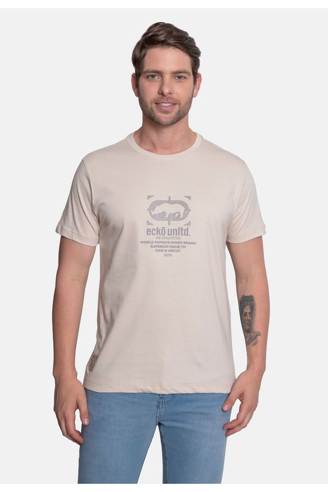 Camiseta-Ecko-Masculina-Epic-Areia Camiseta-Ecko-Masculina-Epic-Areia