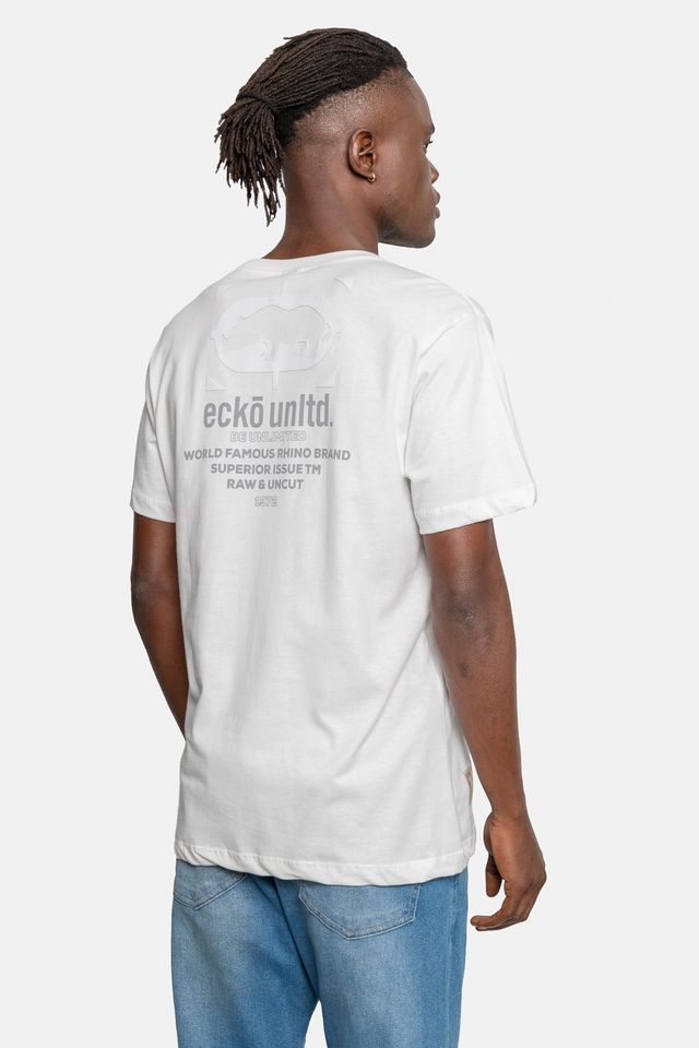 Camiseta-Ecko-Estampada-Branca