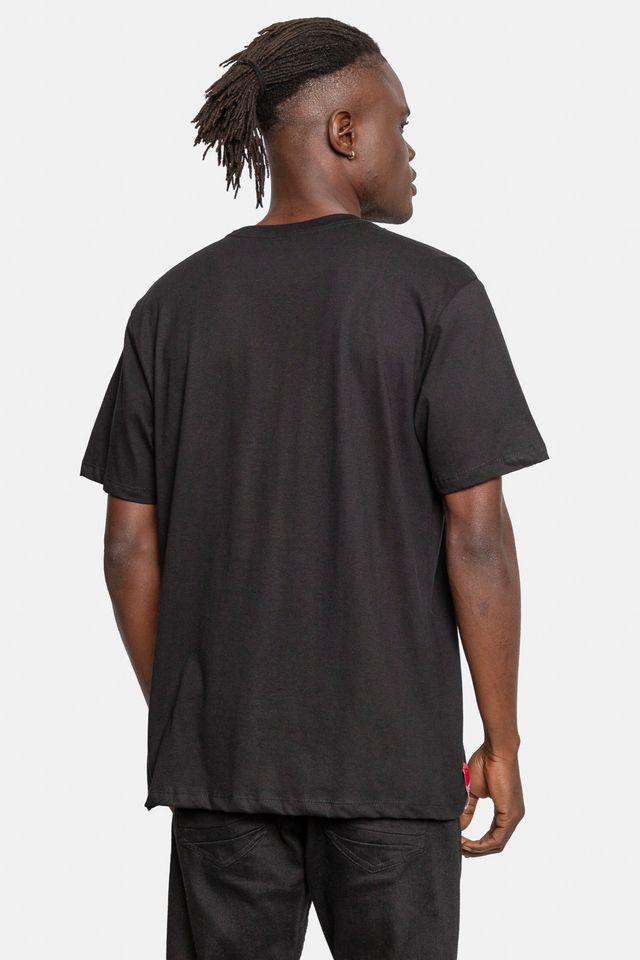 Camiseta-Ecko-Masculina-Vintage-Label-Preta