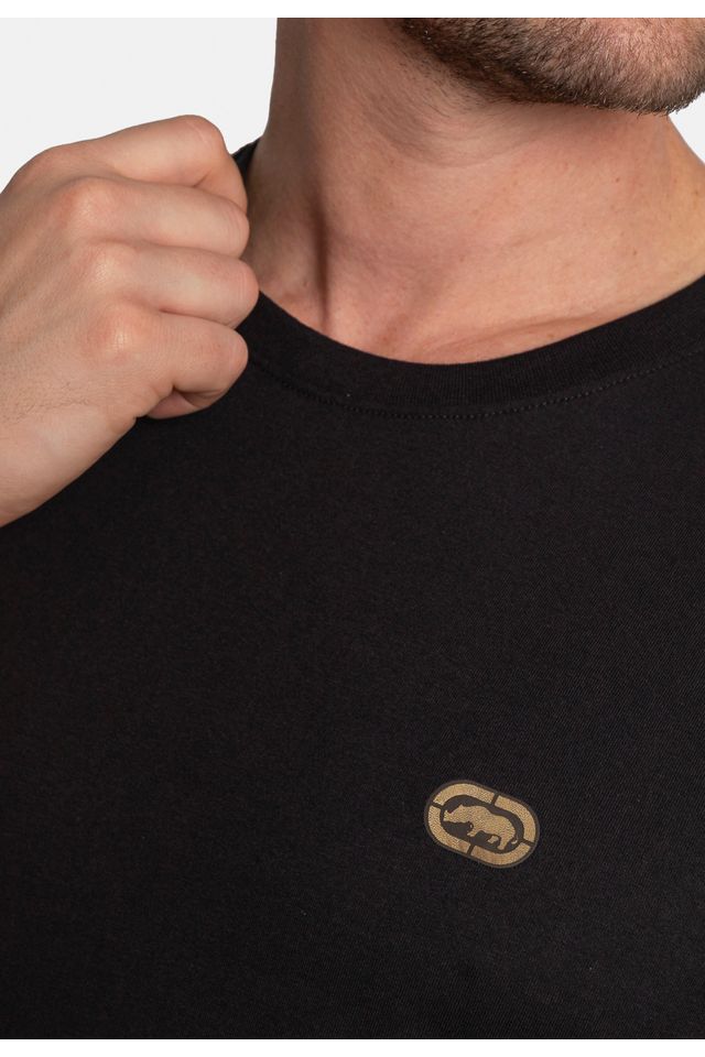 Camiseta-Ecko-Estampada-Preta