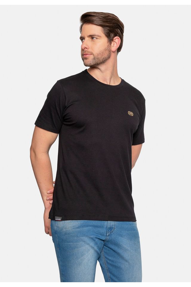 Camiseta-Ecko-Estampada-Preta