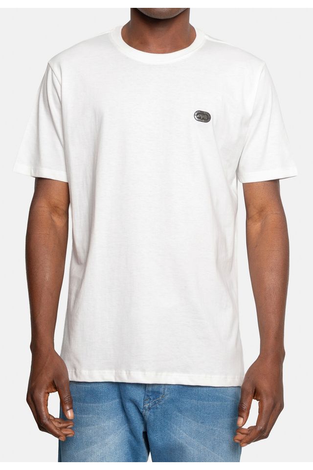 Camiseta-Ecko-Estampada-Branca