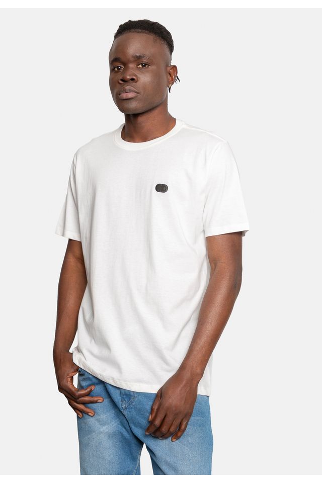 Camiseta-Ecko-Estampada-Branca