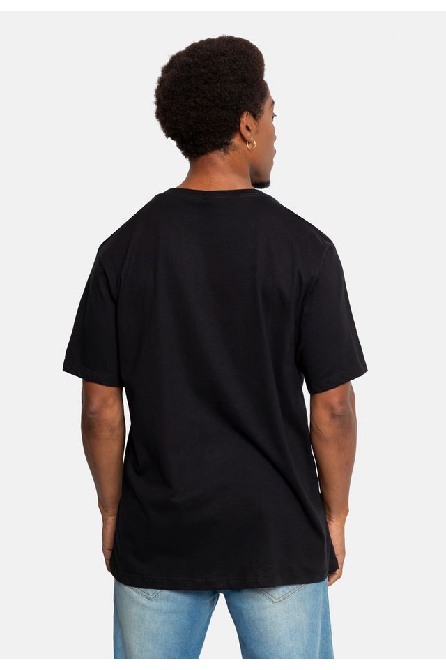 Camiseta-Ecko-Estampada-Preta