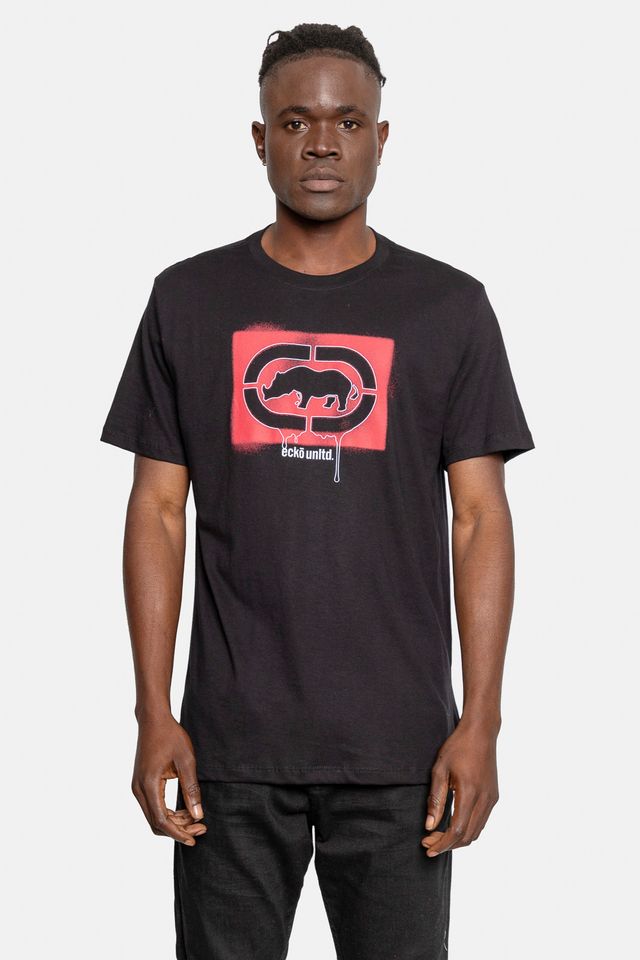 Camiseta-Ecko-Estampada-Preta Camiseta-Ecko-Estampada-Preta