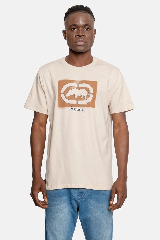 Camiseta-Ecko-Estampada-Areia