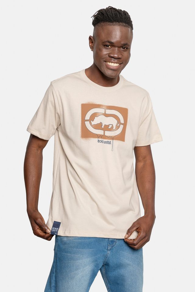 Camiseta-Ecko-Estampada-Areia