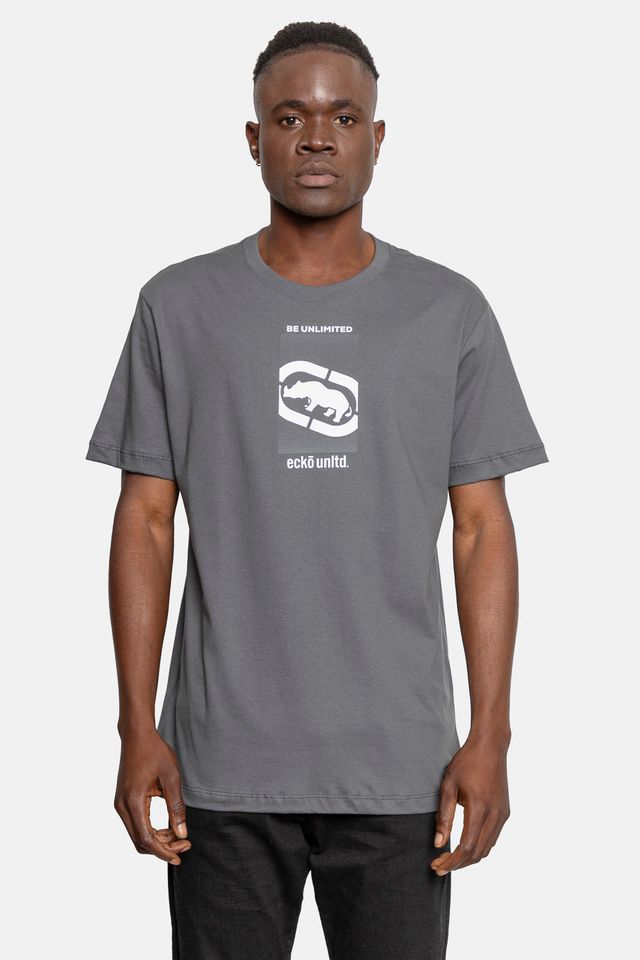 Camiseta-Ecko-Estampada-Cinza Camiseta-Ecko-Estampada-Cinza