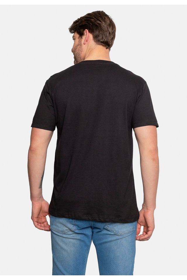 Camiseta-Ecko-Estampada-Preta