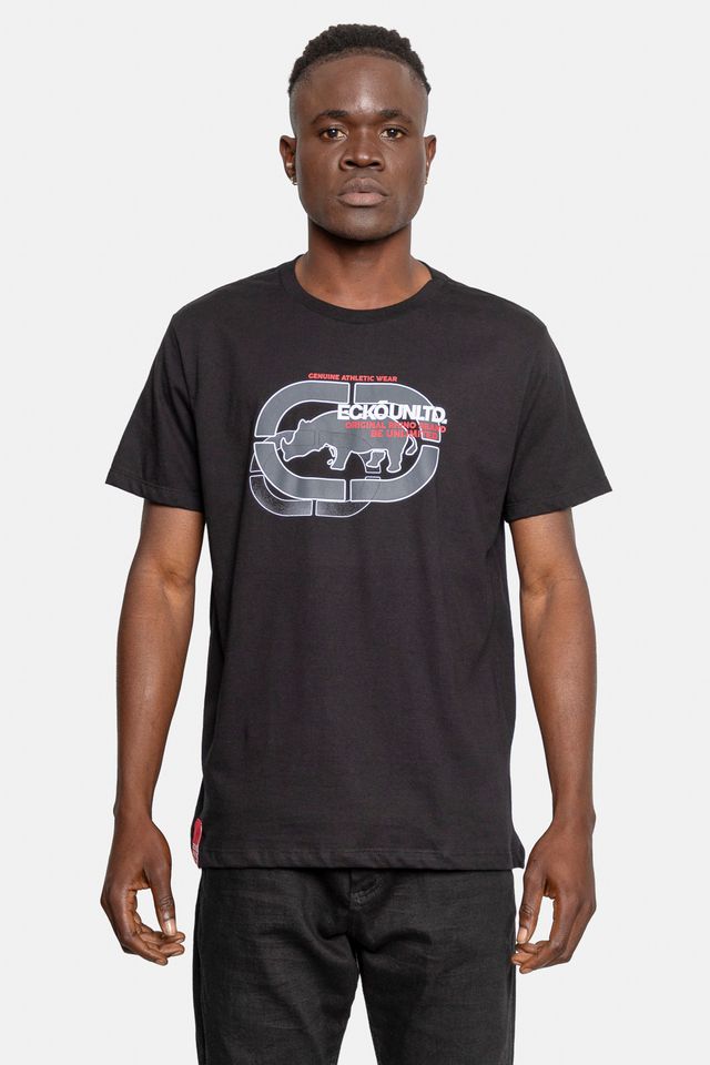 Camiseta-Ecko-Estampada-Preta Camiseta-Ecko-Estampada-Preta