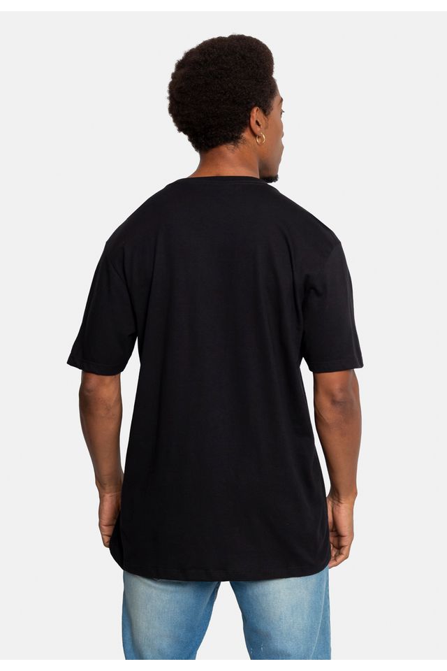 Camiseta-Ecko-Estampada-Preta