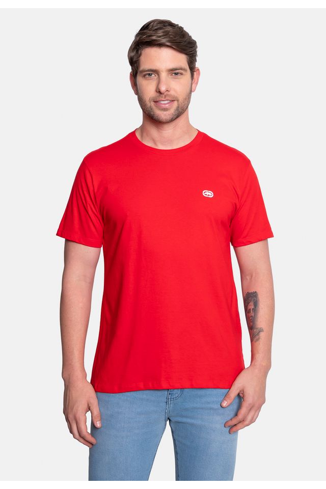 Camiseta-Ecko-Masculina-Vermelha