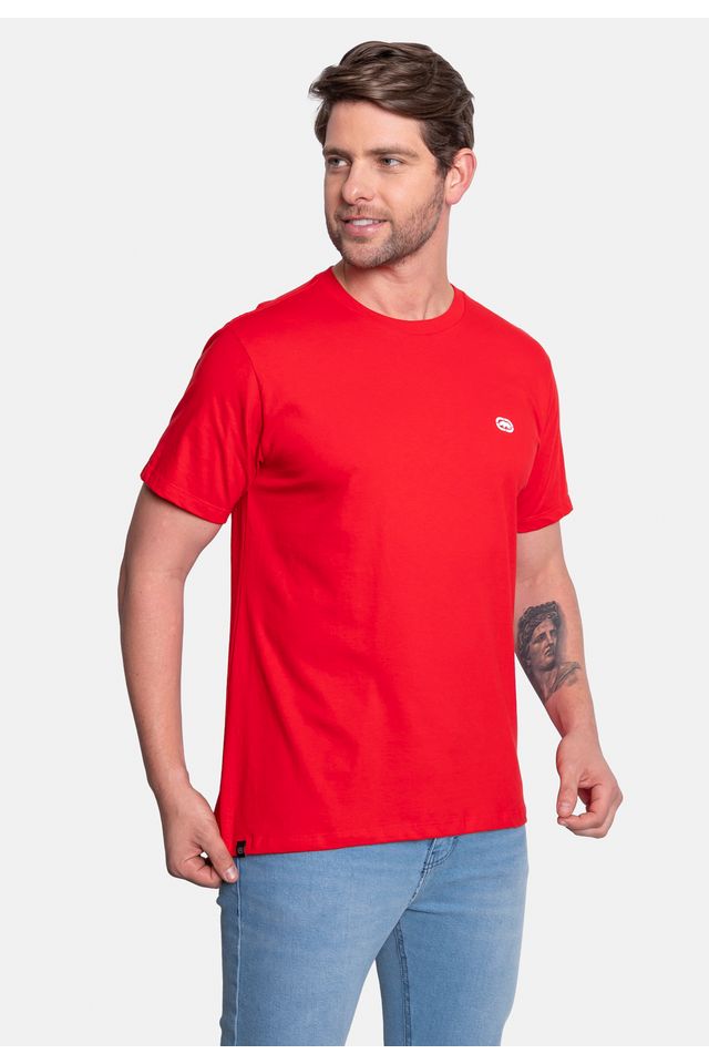 Camiseta-Ecko-Masculina-Vermelha