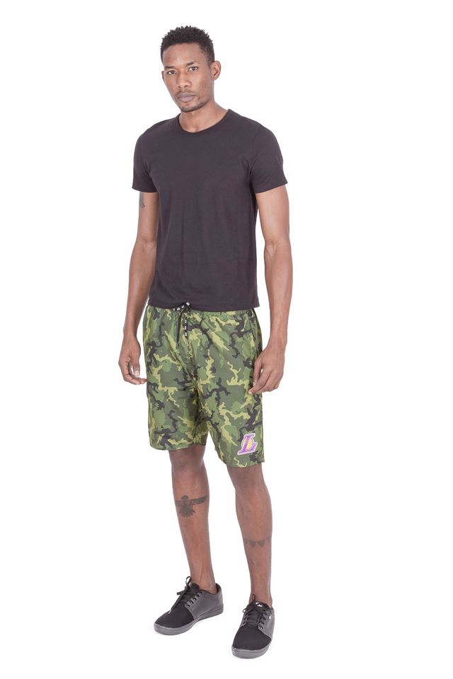 Bermuda-NBA-Sintetica-Camuflada-Los-Angeles-Lakers-Verde