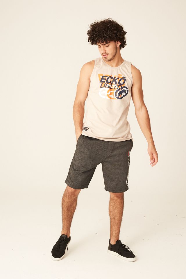 Bermuda-Ecko-Moletom-Preta