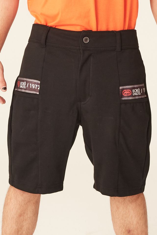 Bermuda-Ecko-Walkshort-Preta