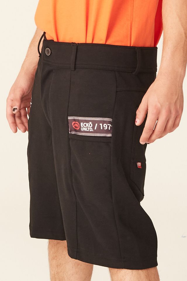 Bermuda-Ecko-Walkshort-Preta