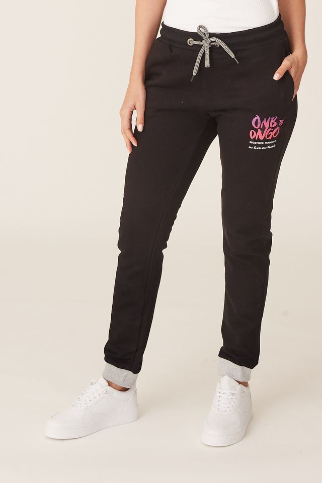 Calca-Onbongo-Feminino-Moletom-Preta
