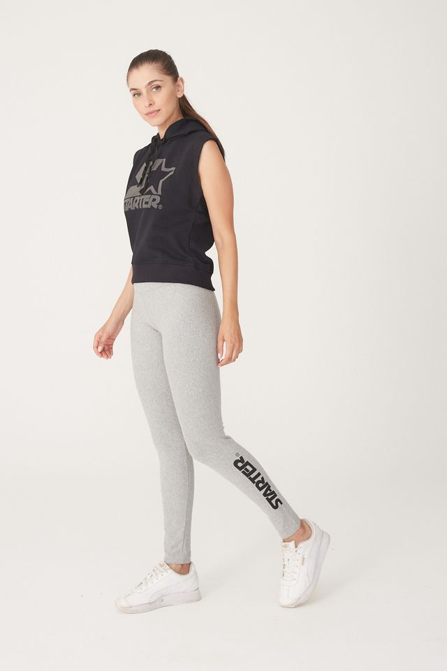 Calca-Starter-Legging-Feminina-Cinza-Mescla