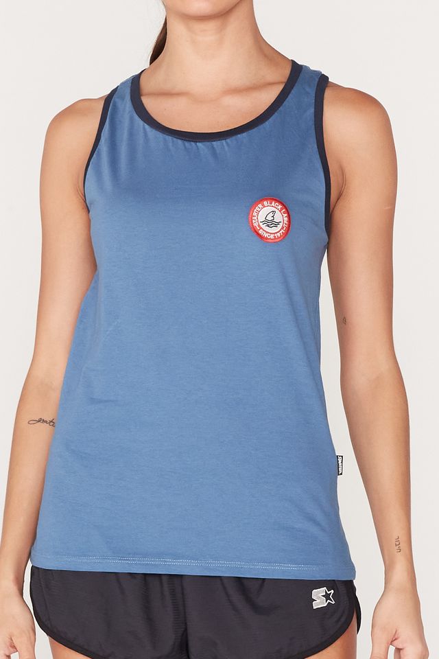 Regata-Starter-Feminina-Estampada-Azul