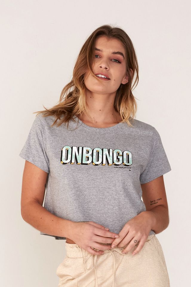 Cropped-Onbongo-Feminino-Estampado-Cinza-Mescla Cropped-Onbongo-Feminino-Estampado-Cinza-Mescla