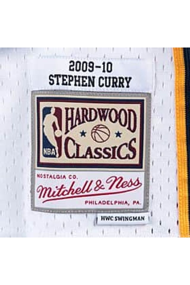 Regata-Mitchell---Ness-Swingman-Jersey-Golden-State-Warriors-2009-10-Stephen-Curry-Branca