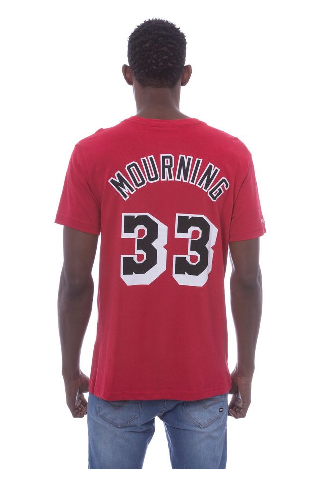 Camiseta-Mitchell---Ness-Estampada-Name-Number-Miami-Heat-Alonzo-Mourning-Vermelha