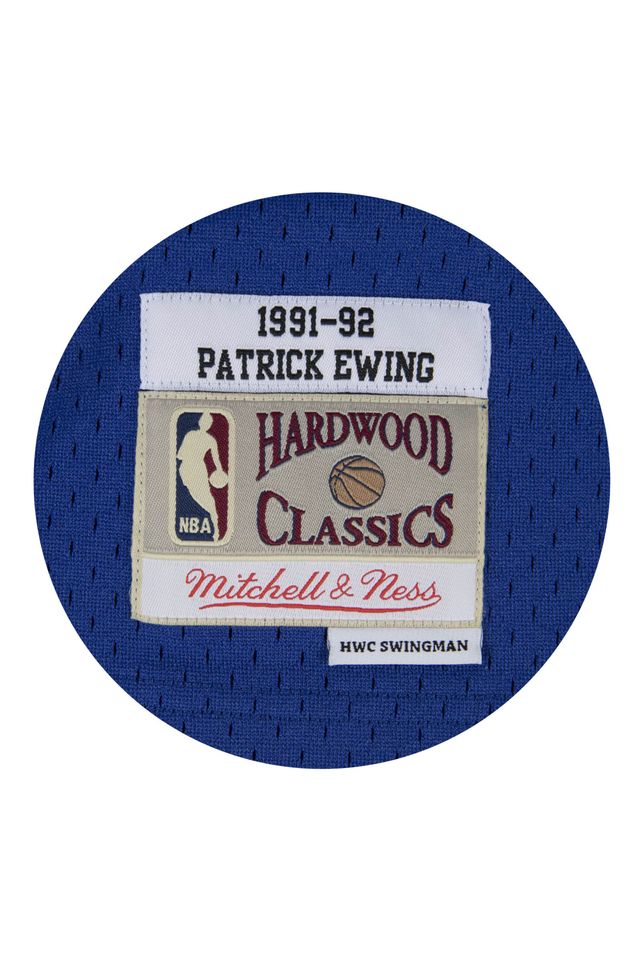 Regata-Mitchell---Ness-Road-Swingman-Jersey-New-York-Knicks-1991-1992-Patrick-Ewing-Azul