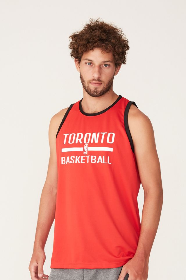 Regata-NBA-Casual-Toronto-Raptors-Basketball-Vermelha